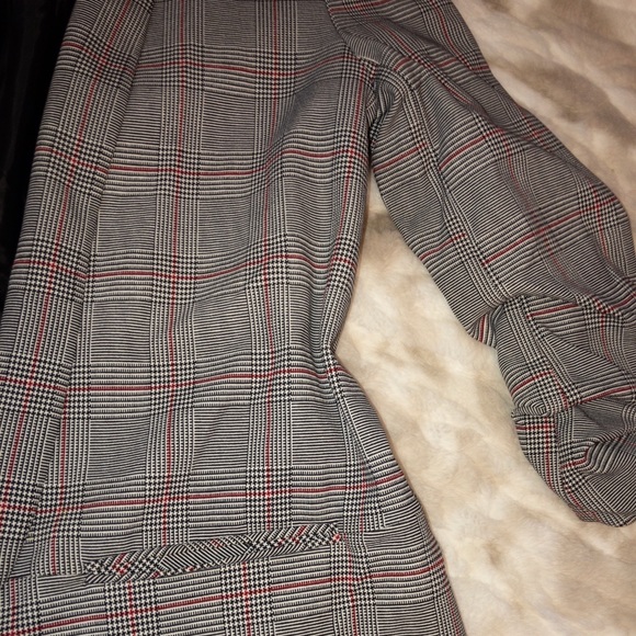 Oversized plaid blazer - Picture 4 of 4